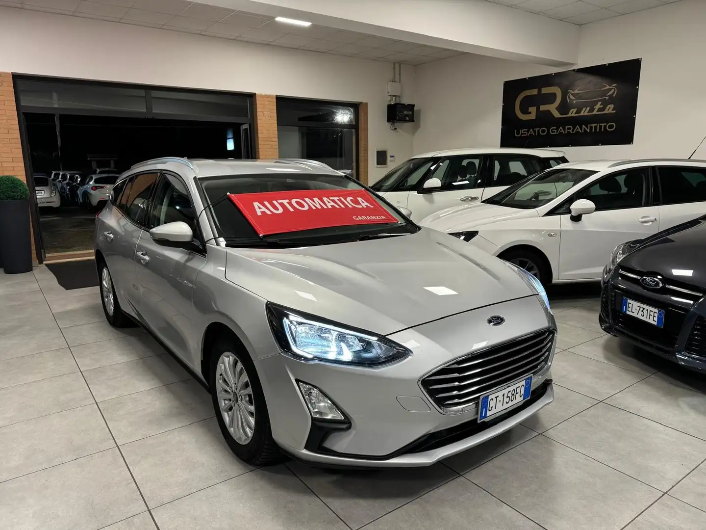 Ford Focus 1.0 ECOBOOST HYBRID 125CV POWERSHIFT SW 2020 Argento - 1