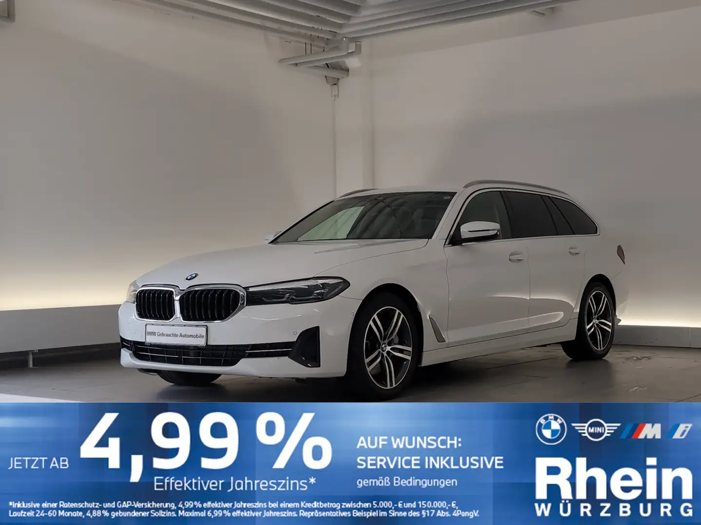 BMW 530 d xDrive Touring SHZ/Lordose/DAB SHZ/Lordose/DAB Weiß - 1