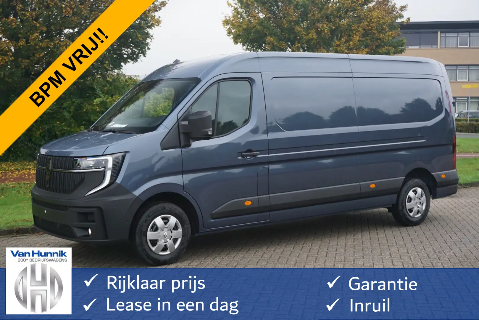 Renault Master T35 170PK L3H2 BPM VRIJ!! 10" R-Link Navi, Camera, Blauw - 1