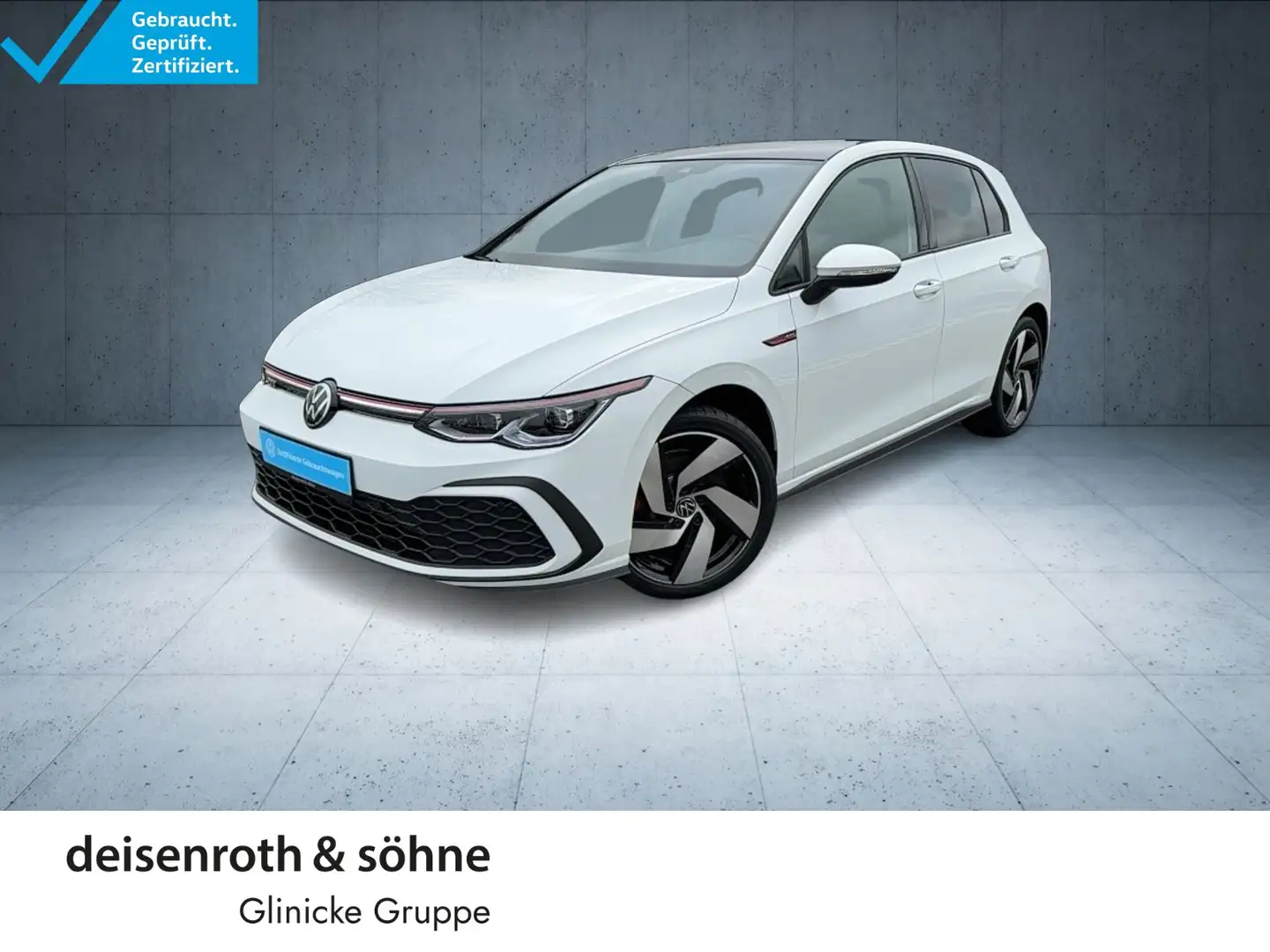 Volkswagen Golf GTI DSG Matrix/Pano/h&k/Nav/Leder/Kam/Keyle Weiß - 1