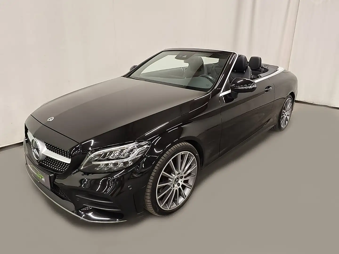 Mercedes-Benz C 180 Cabrio Aut. AMG, LED, Leder Schwarz - 2