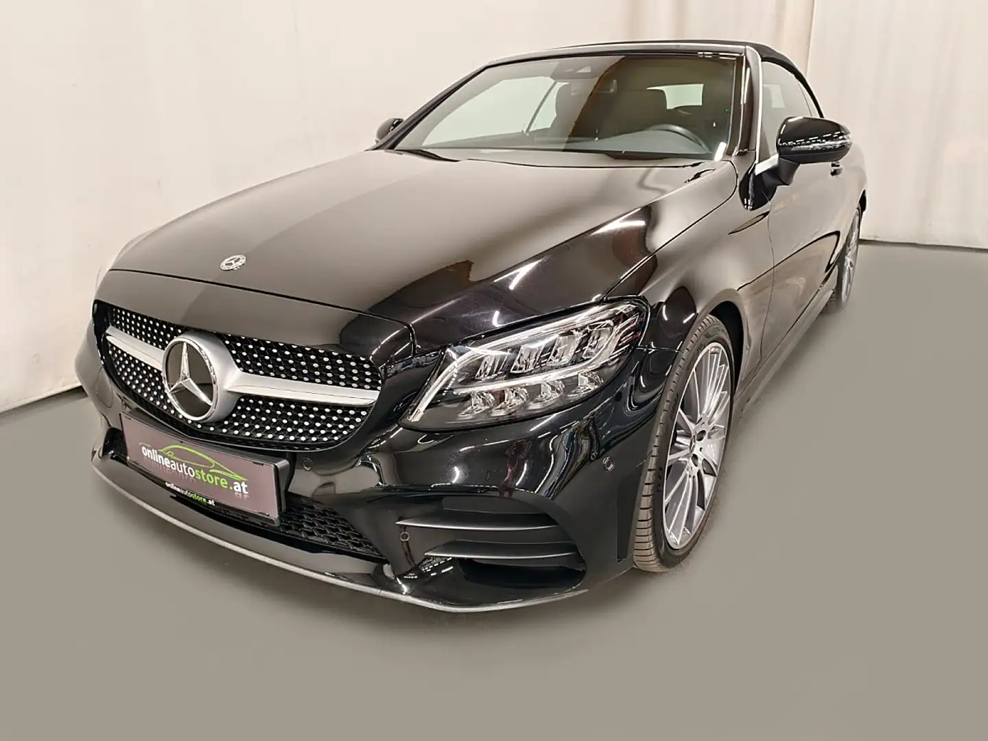 Mercedes-Benz C 180 Cabrio Aut. AMG, LED, Leder Schwarz - 1