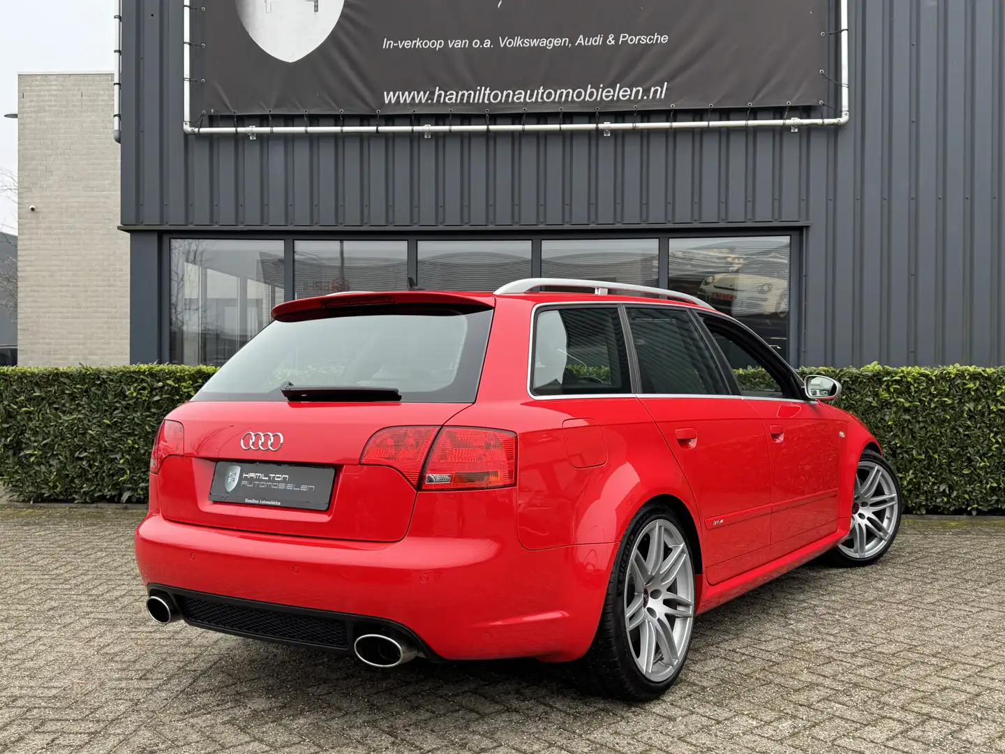 Audi RS4 Avant 4.2 V8 421pk quattro Recaro Schaalstoen Carb Červená - 2