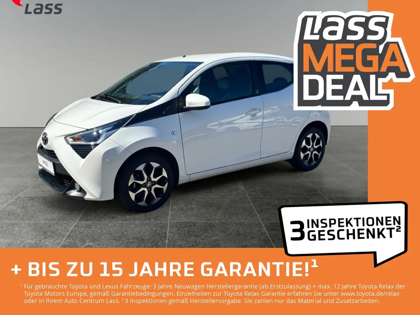 Toyota Aygo 1.0 Team D Klima DAB LED Apple CarPlay Bílá - 1