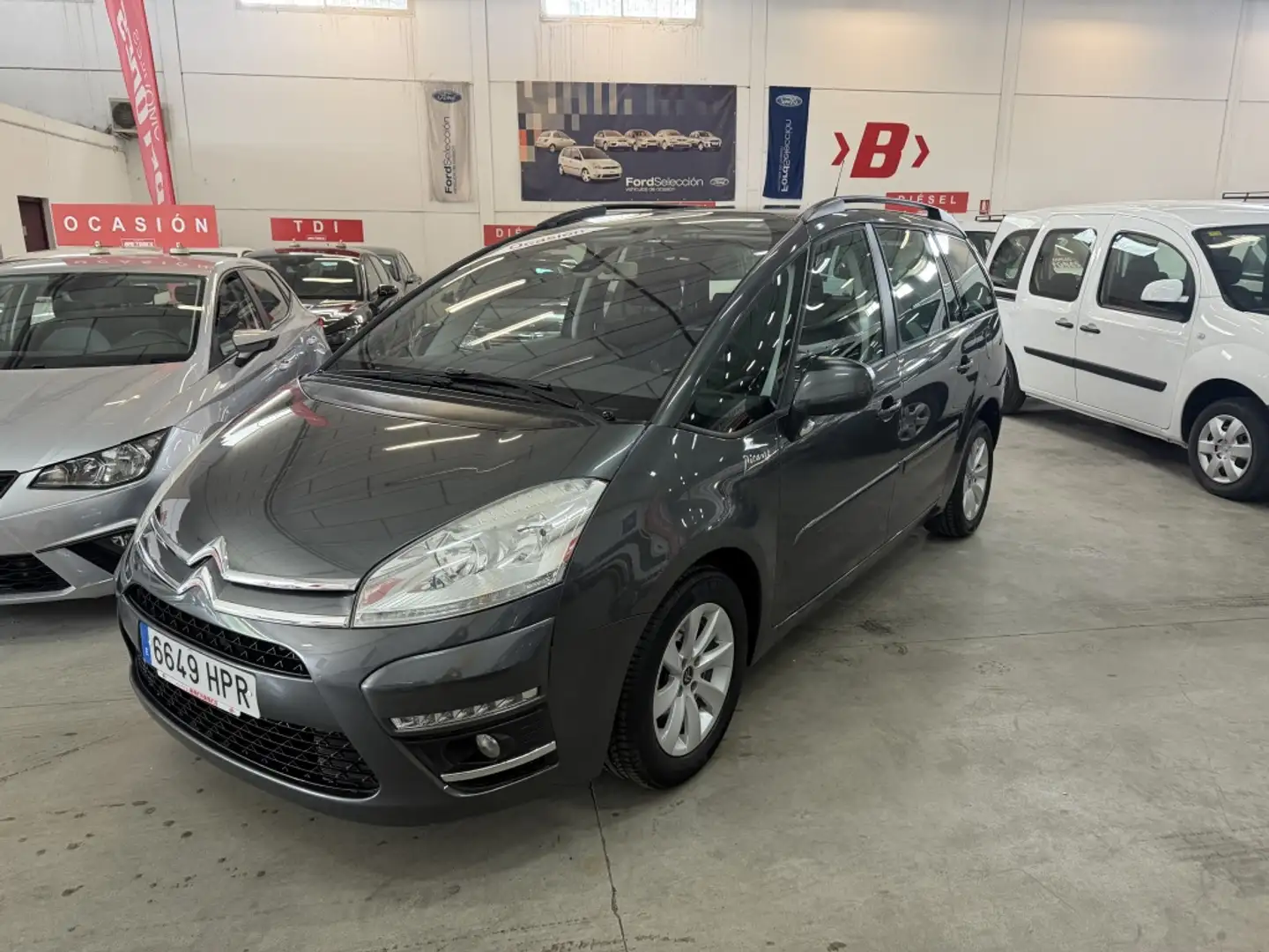 Citroen C4 Grand Picasso 1.6HDI Seduction Gris - 2
