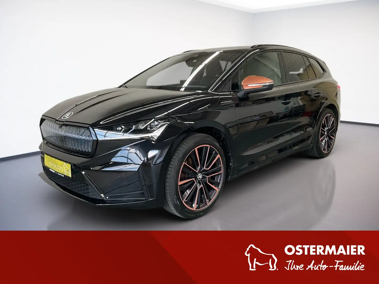 Skoda Enyaq 80 x FOUNDERS EDITION SUITE 265PS WÄRMEPUMPE.AHK.K Zwart - 1