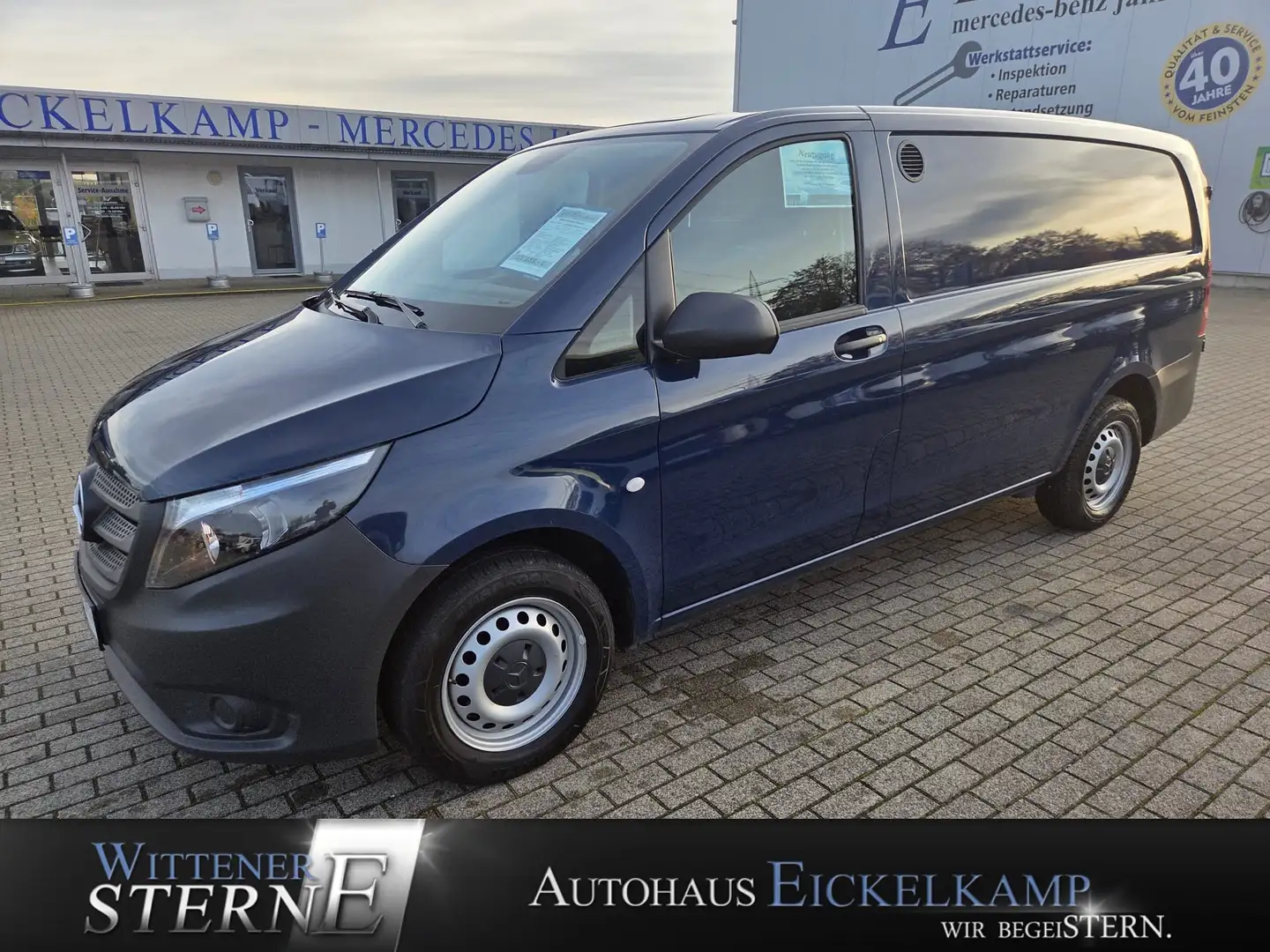 Mercedes-Benz Vito Vito 116 BT Kasten Lang KLIMA RFK TEMPOMAT gr.TANK Blau - 1