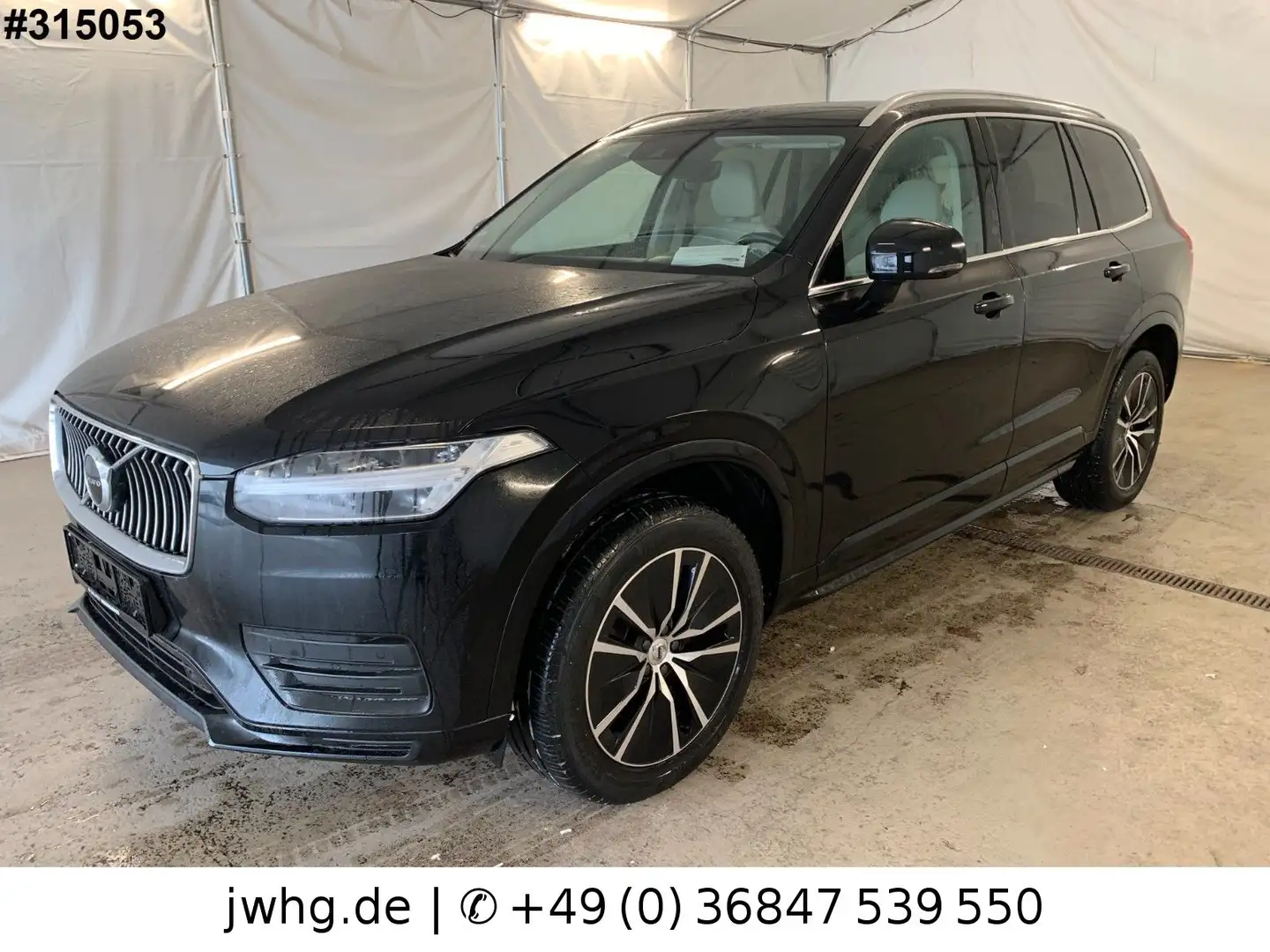 Volvo XC90 AWD LED 19" Navi Vollleder ACC WinterPaket Schwarz - 1