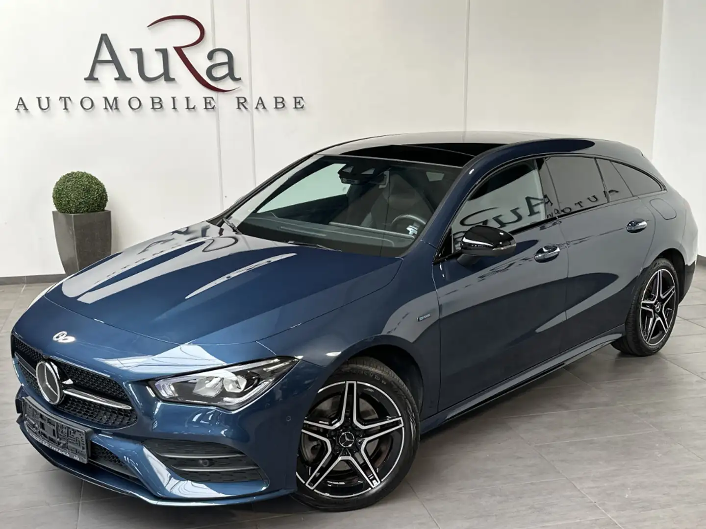 Mercedes-Benz CLA 250 SB AMG-Line NAV+LED+PANO+BURMESTER+360° Bleu - 2
