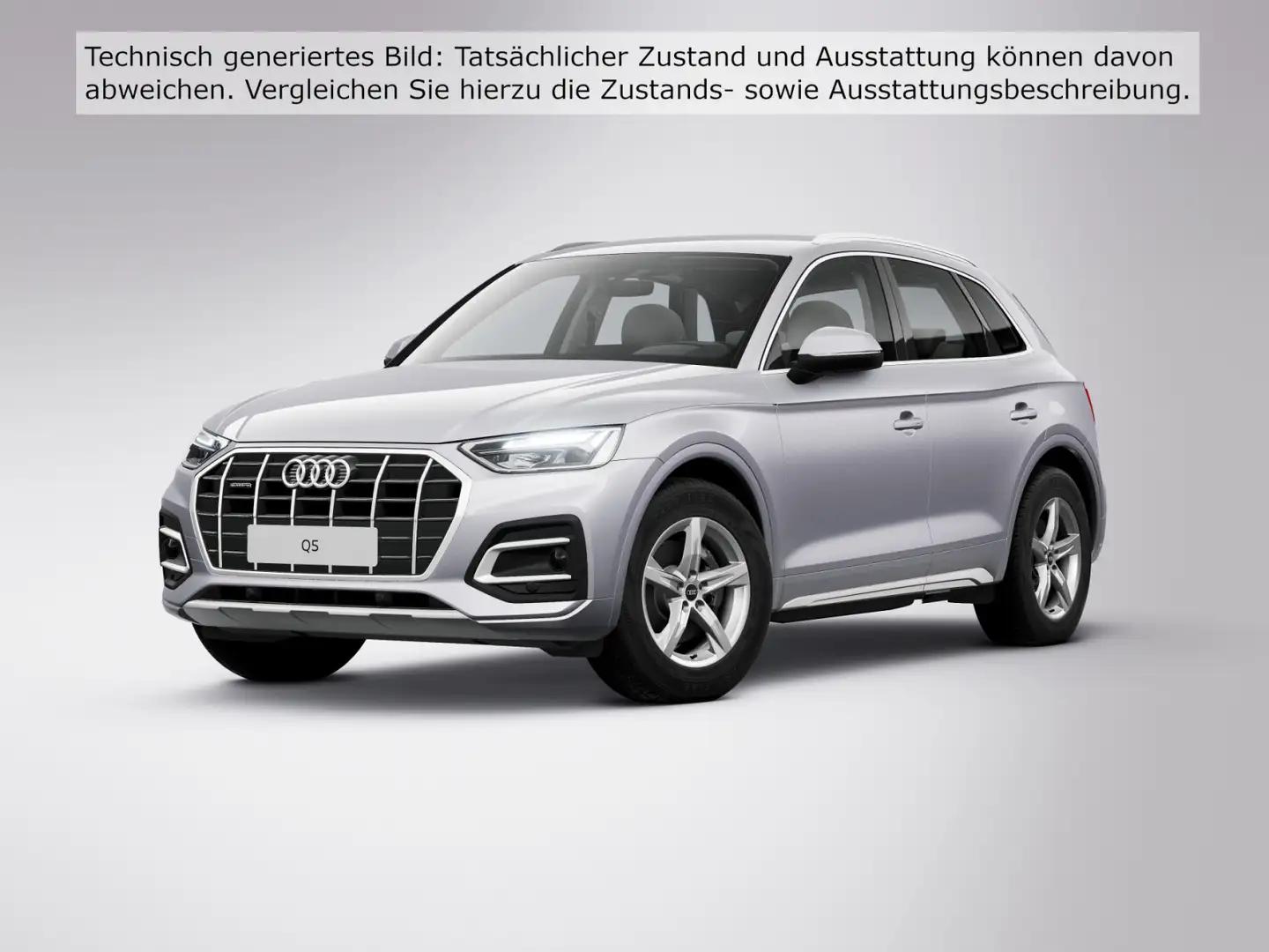 Audi Q5 40 TDI advanced quattro LUFT LEDER KAMERA Silber - 1