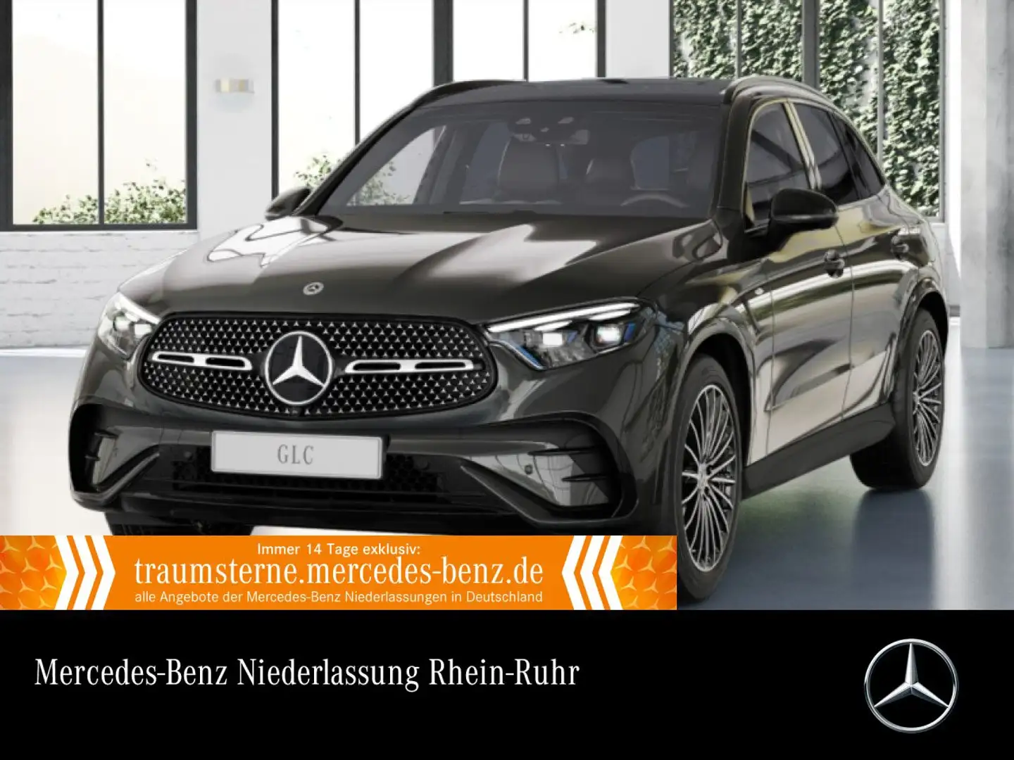 Mercedes-Benz GLC 300 de 4M AMG+NIGHT+PANO+360+AHK+BURMESTER+9G Grau - 1