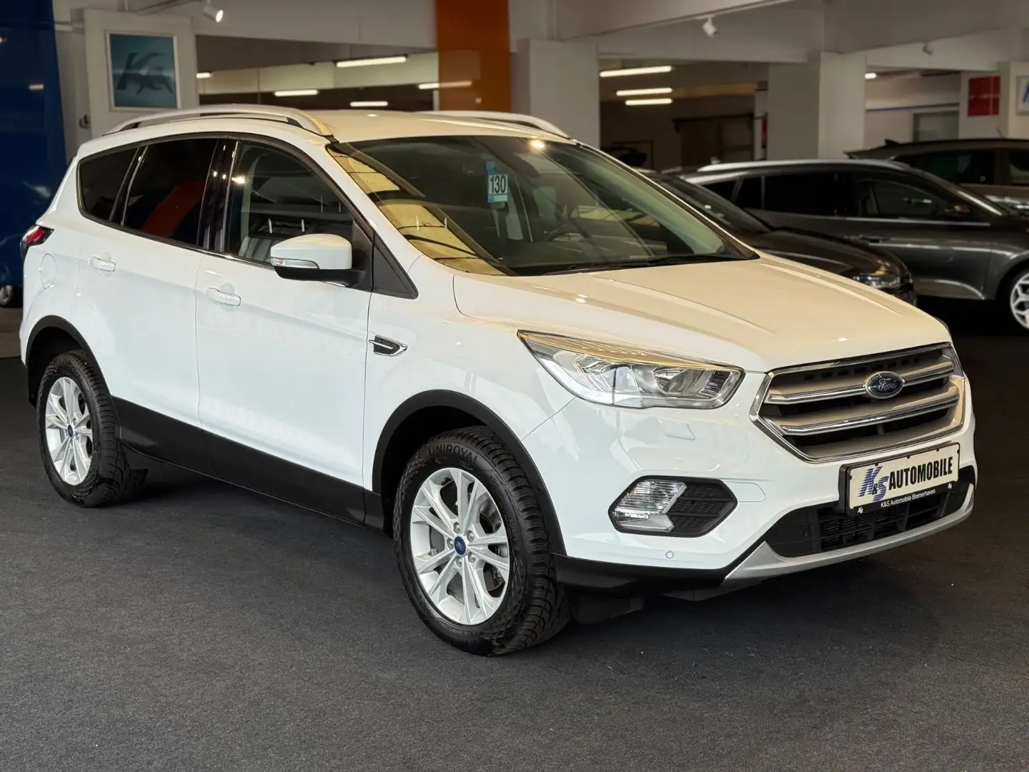 Ford Kuga Titanium*NAVI*SITZH+LENKRH.*NAVI*TEMPO*ALU* Wit - 1