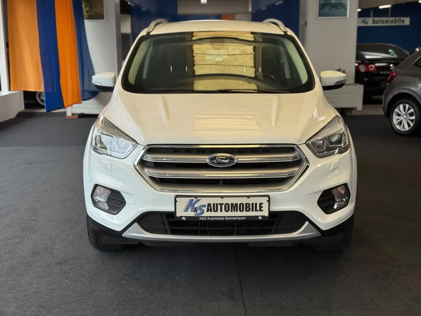 Ford Kuga Titanium*NAVI*SITZH+LENKRH.*NAVI*TEMPO*ALU* Wit - 2