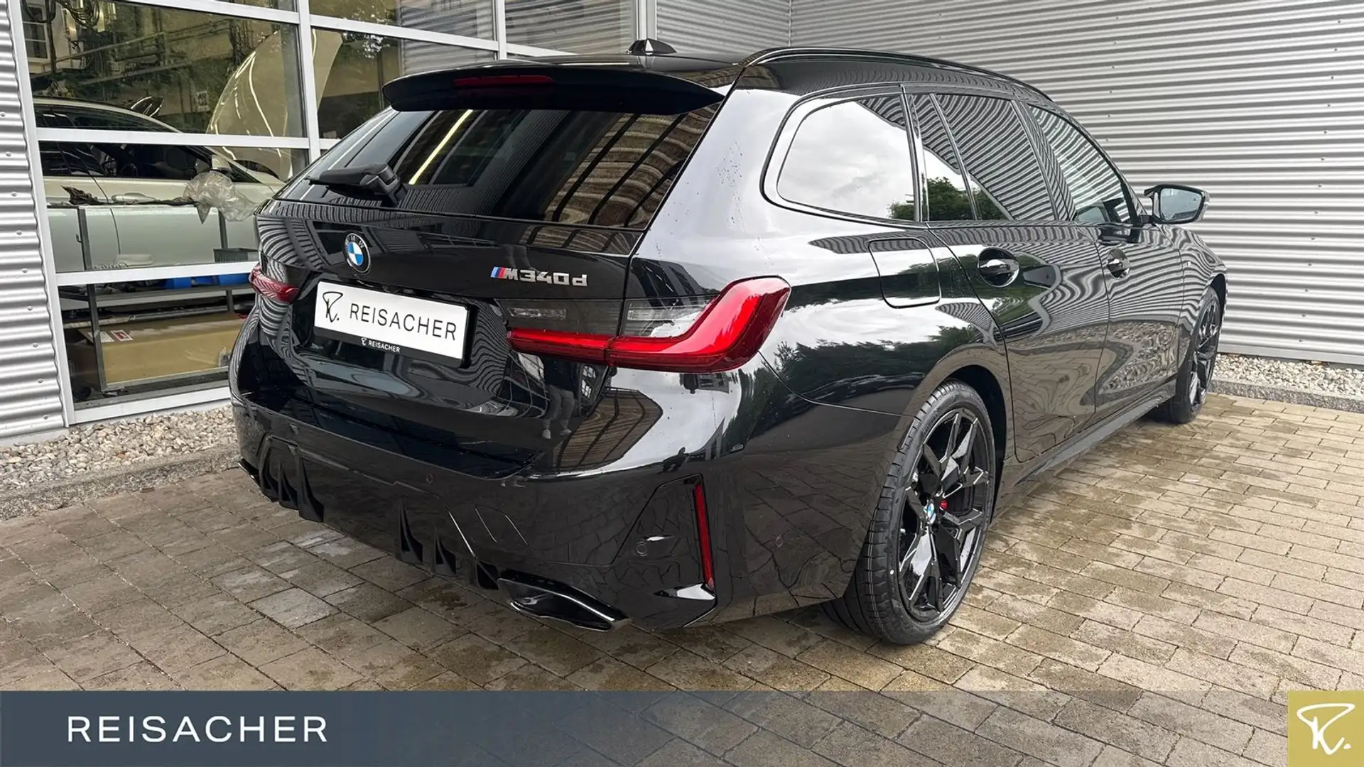 BMW 340 M340d A xDrive Tou M-Sport PRO,Pano,AHK,el.Sitz+ Schwarz - 2