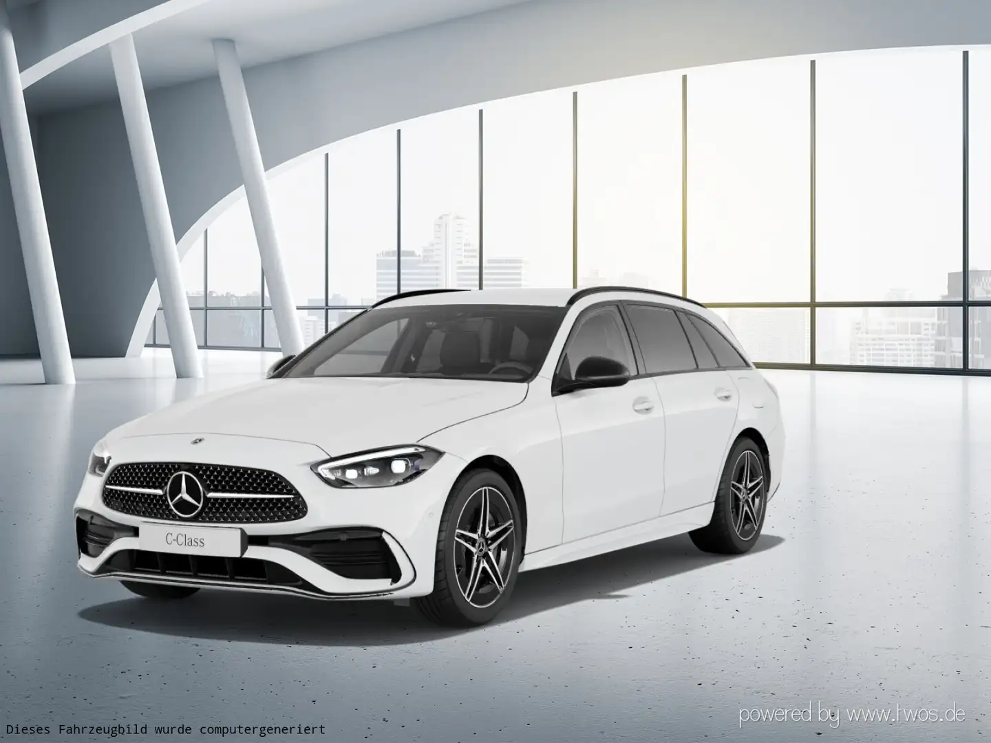 Mercedes-Benz C 300 C 300 de T-Modell AMG Line Advanced Plus/Navi Weiß - 2