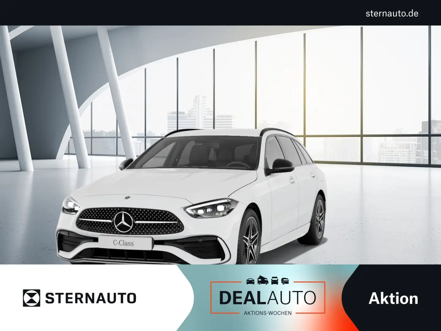 Mercedes-Benz C 300 C 300 de T-Modell AMG Line Advanced Plus/Navi Weiß - 1