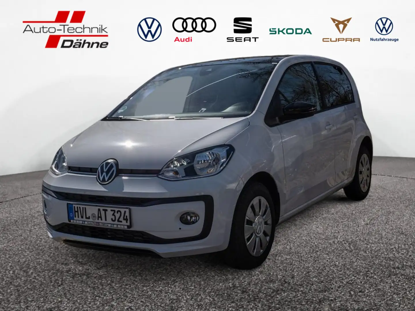 Volkswagen up! 1.0 Black Style KLIMA SHZ FACELIFT Weiß - 1