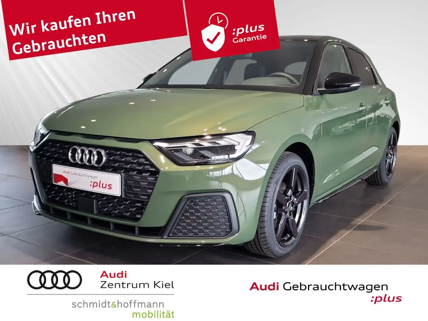 Audi A1 Sportback 30 TFSI S-tronic S-line Teilleder Klima Schwarz - 1