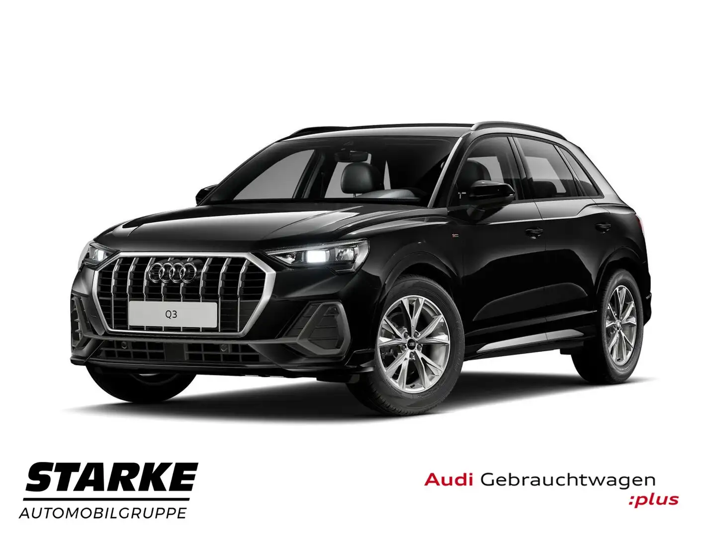 Audi Q3 35 TDI S tronic S line Schwarz - 1