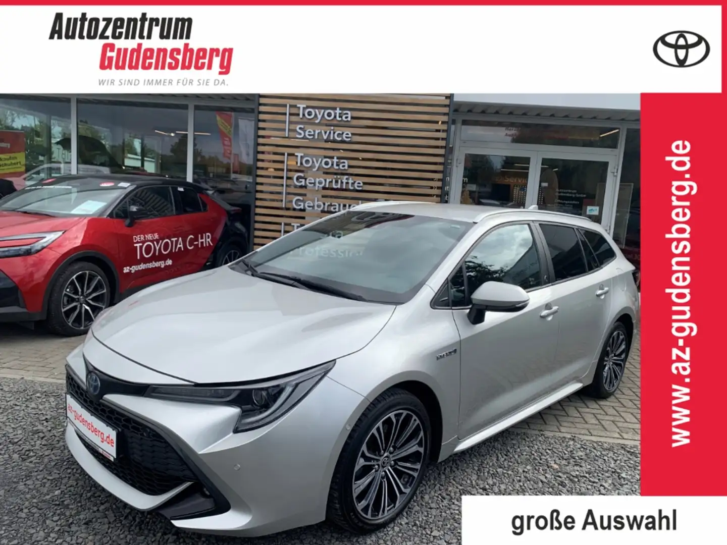 Toyota Corolla Touring Sports Hybrid Team D 2.0 AHK vertikal abne Silber - 1