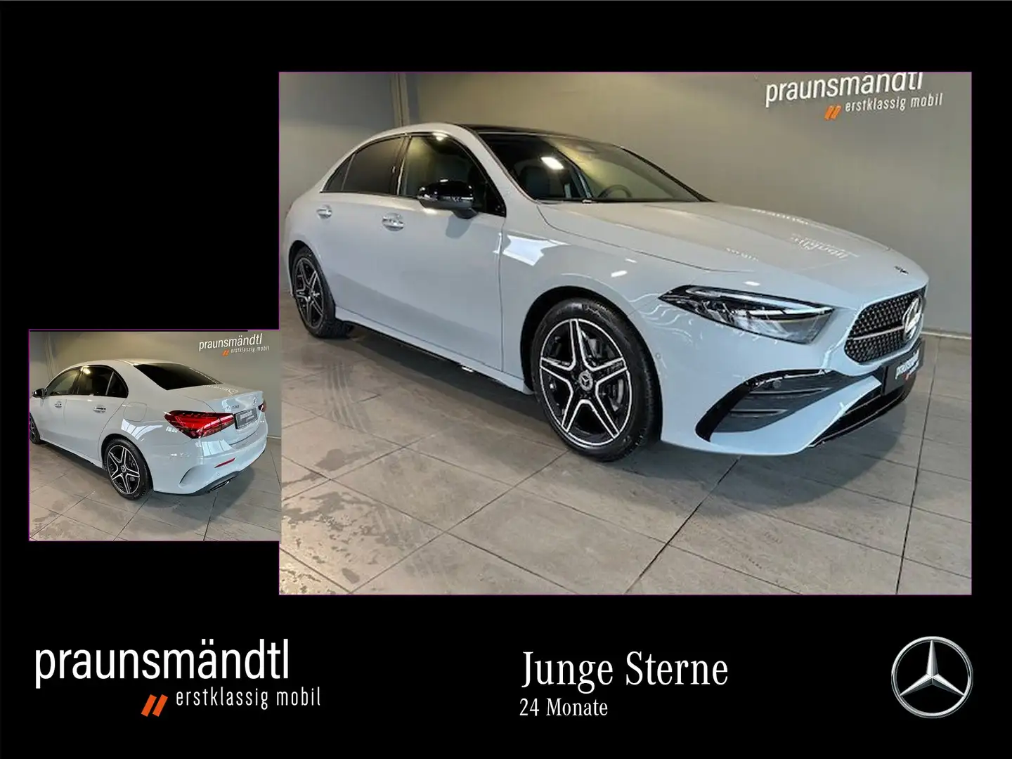 Mercedes-Benz A 200 AMG Limousine Edition Night Pano/StaHg/Sou Grau - 1