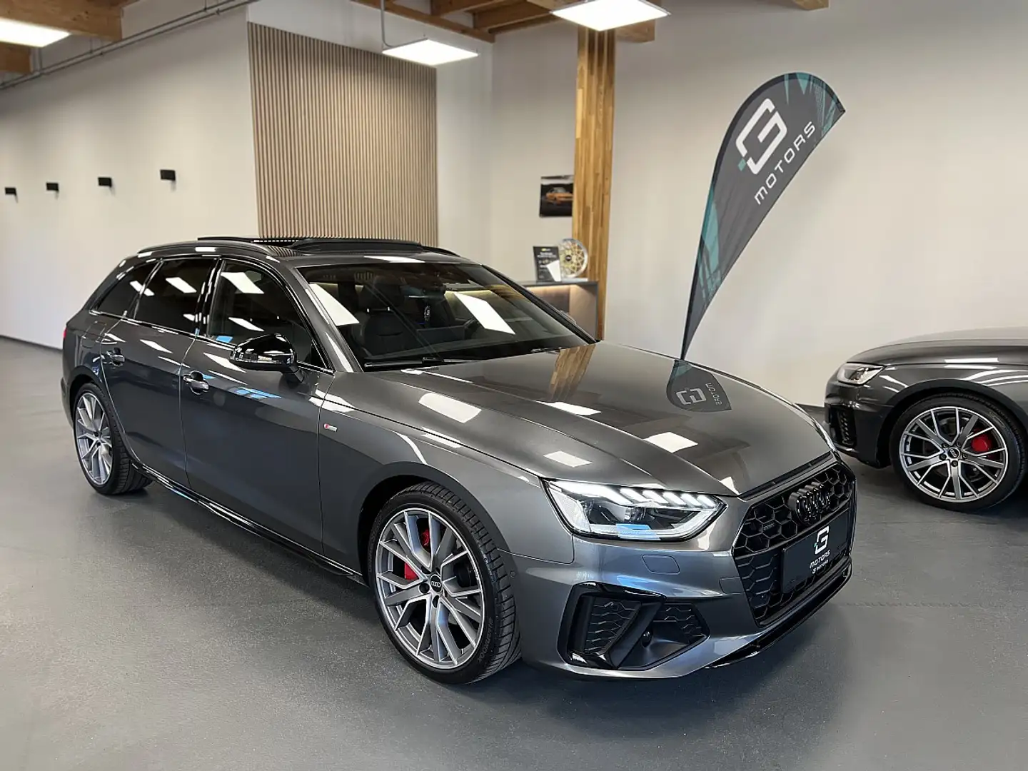 Audi A4 40 TDI SPORT QUATTRO 3X SLINE BLACK EDITION PAN... Gris - 2
