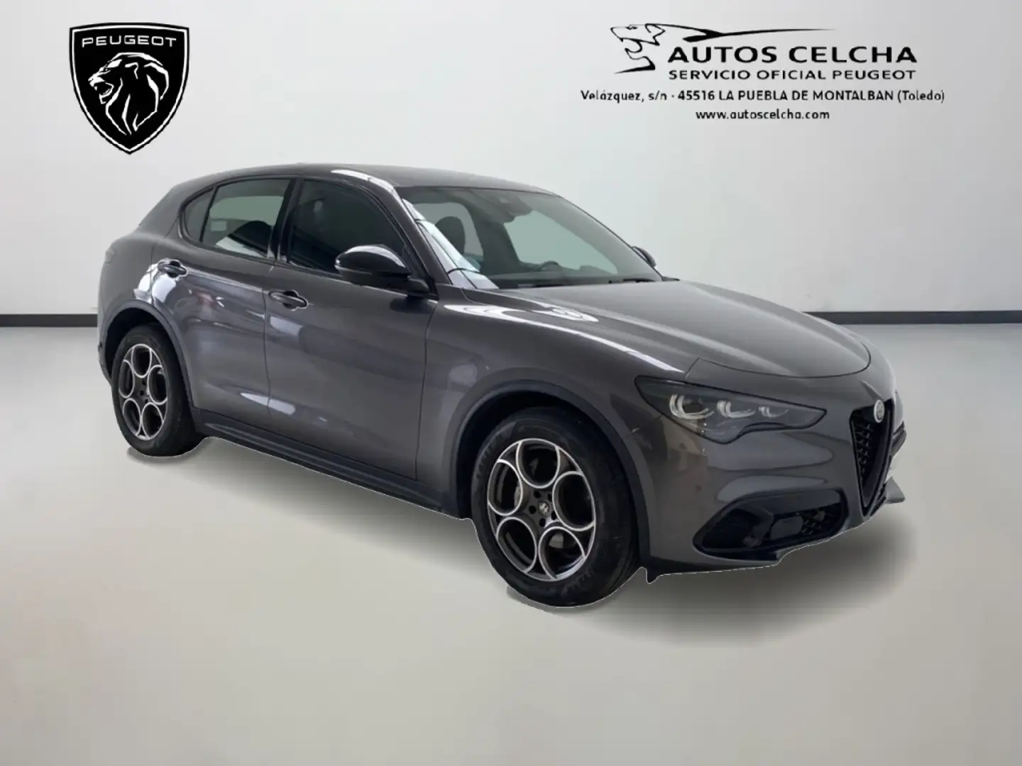 Alfa Romeo Stelvio 2.2 Sprint RWD Aut. 160 Gris - 2