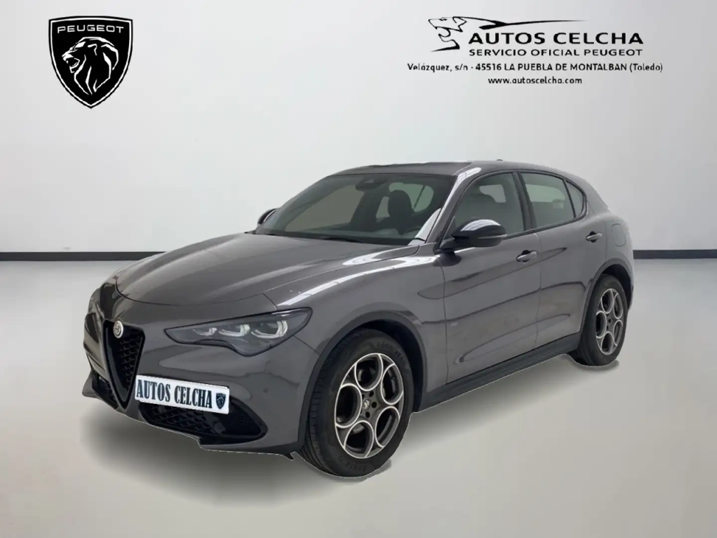 Alfa Romeo Stelvio 2.2 Sprint RWD Aut. 160 Gris - 1