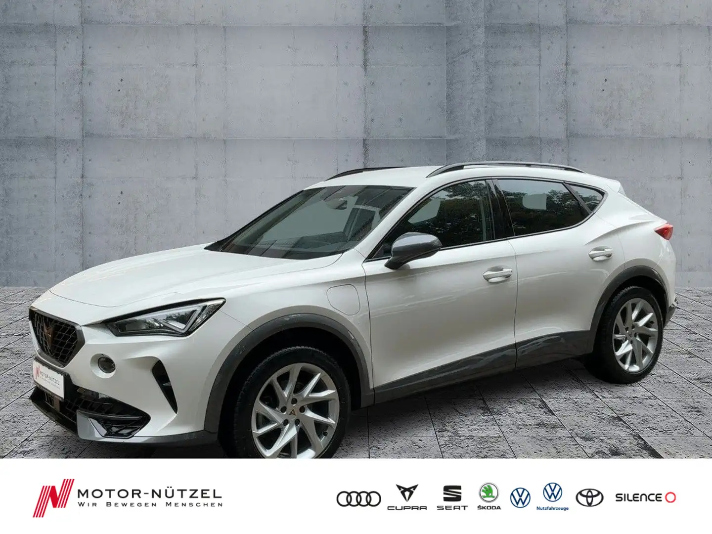 CUPRA Formentor 1.4 e-Hybrid DSG LED+APP+AHK+ACC+DAB Weiß - 1