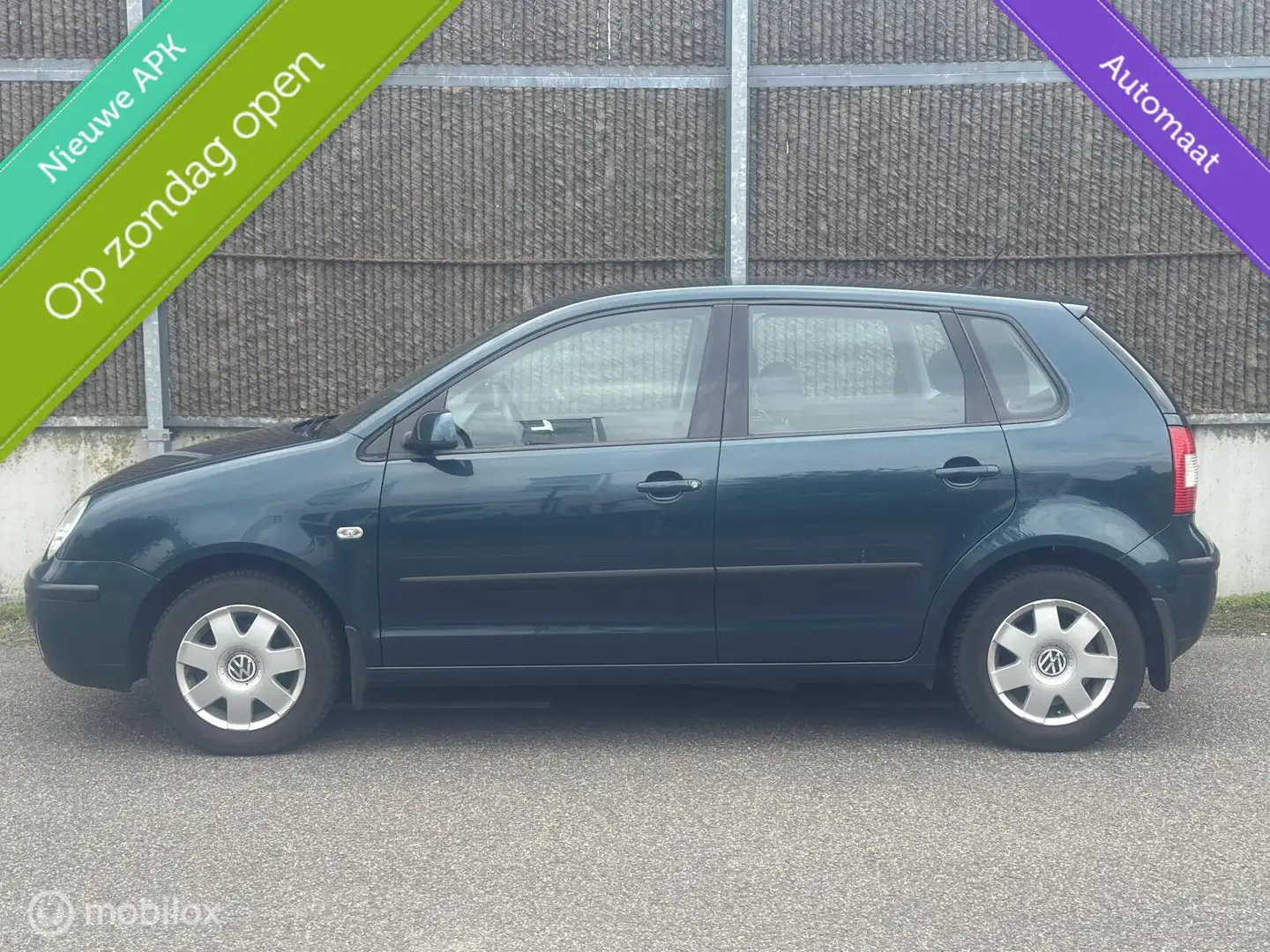 Volkswagen Polo 1.4-16V AUTOMAAT/AIRCO/NAP/CRUISE Groen - 2
