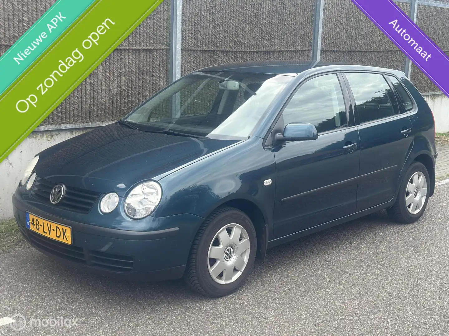 Volkswagen Polo 1.4-16V AUTOMAAT/AIRCO/NAP/CRUISE Groen - 1