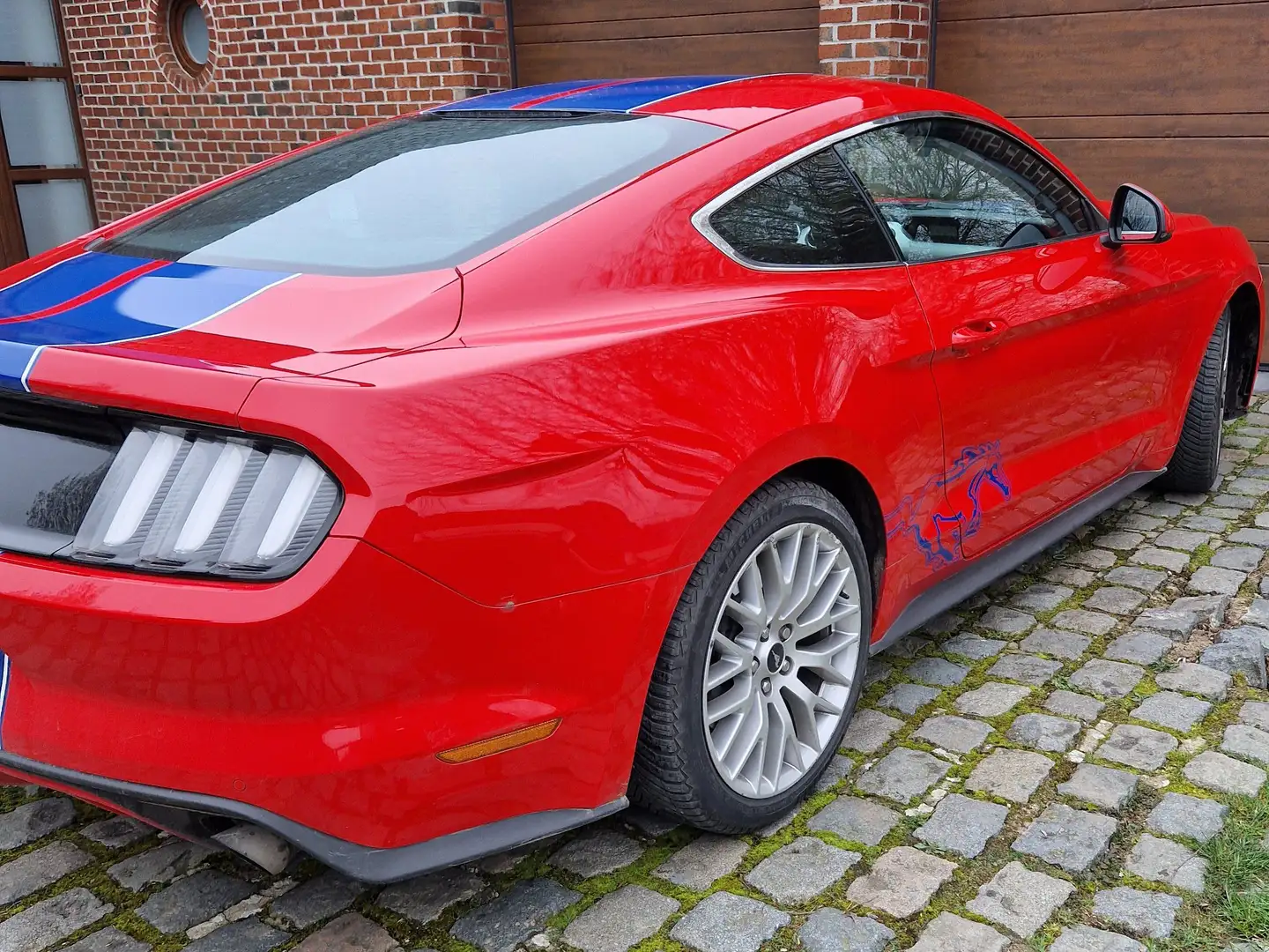 Ford Mustang Mustang 2.3 EcoBoost Rouge - 2