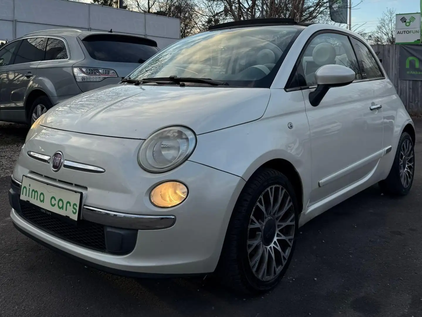 Fiat 500C Lounge / Parksensoren hinten / Neues Pickerl Weiß - 1