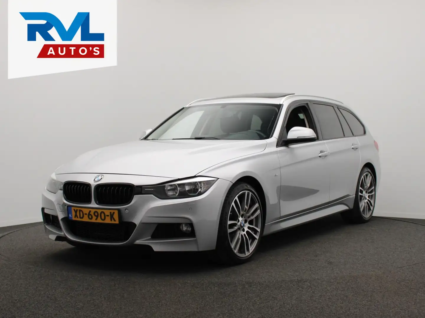 BMW 318 3-serie Touring 318d M Sport Edition High Executiv Gris - 1