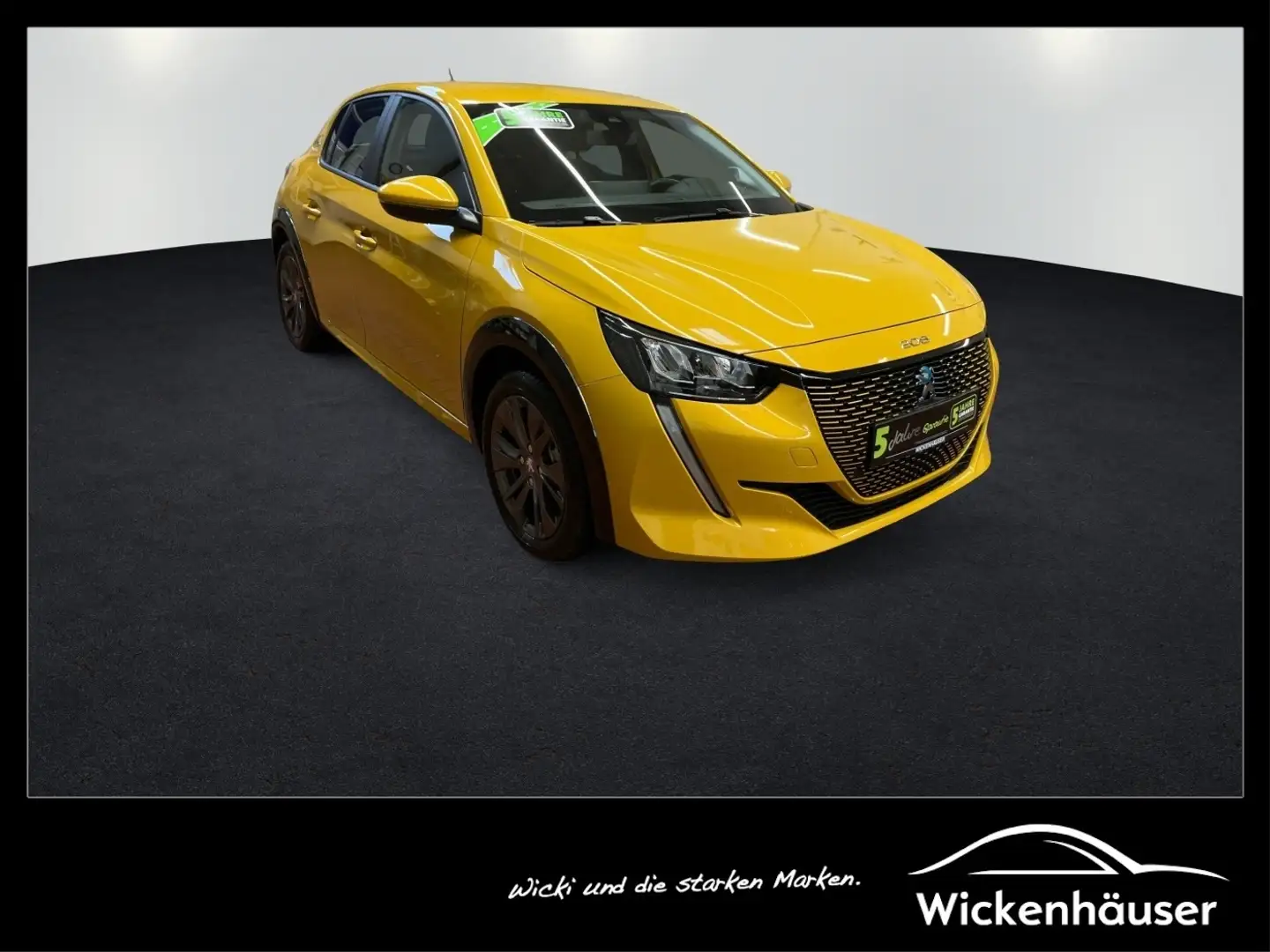 Peugeot 208 e- 136 (e-) e- Active Pack LED+SHZ+LM+PDC Jaune - 1