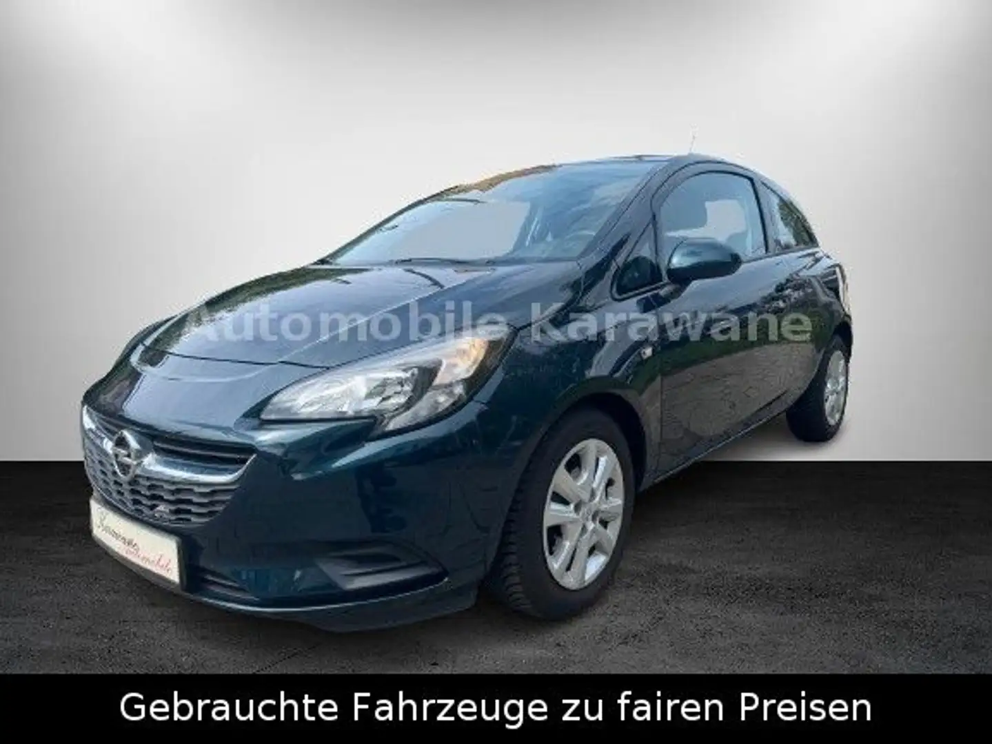 Opel Corsa E Edition* Klimaanlage*1.Hand*PDC*Tempomat Zelená - 1