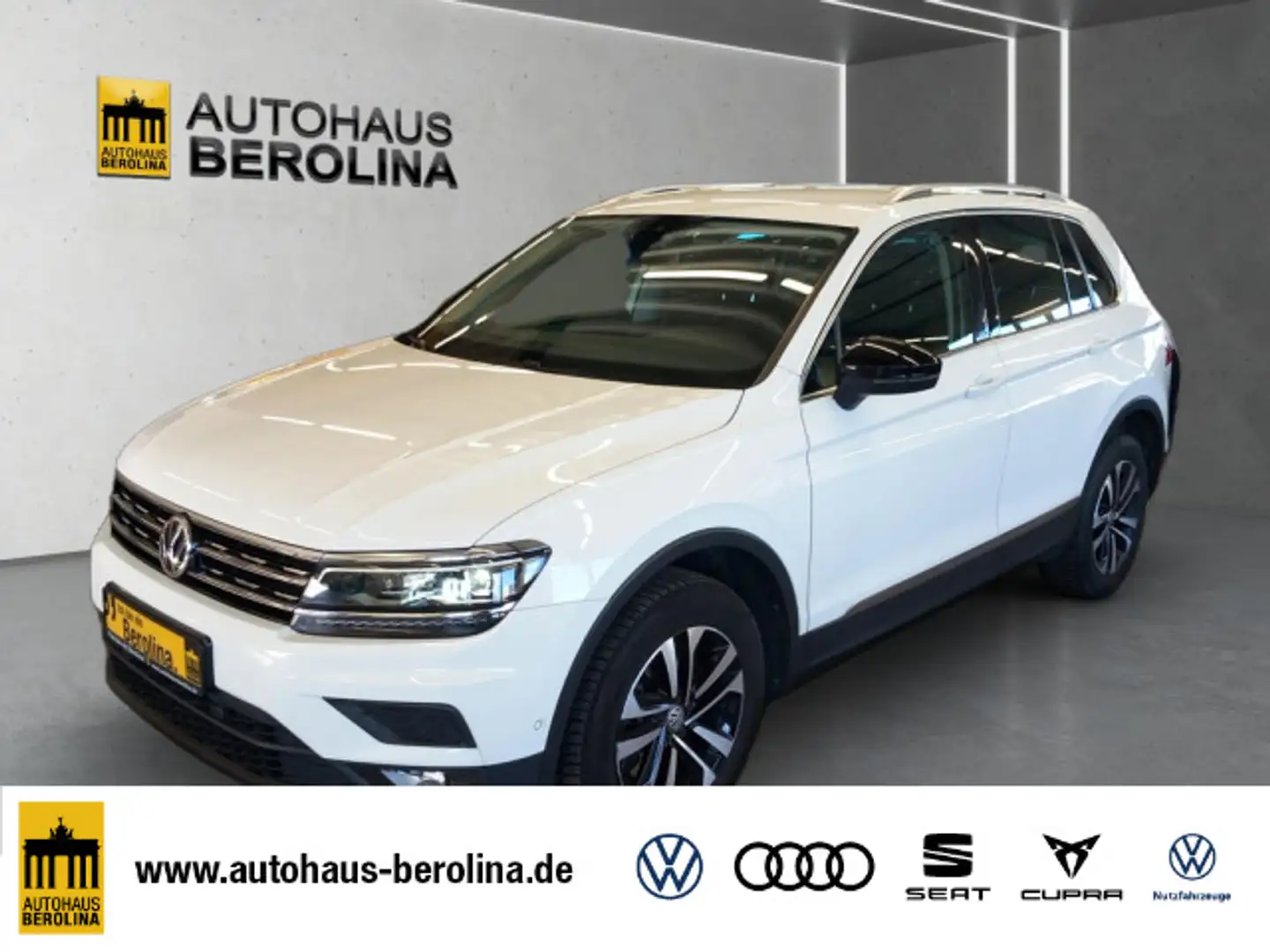 Volkswagen Tiguan 2.0 TSI 4M IQ.DRIVE DSG *ACC*AID*R-CAM* Weiß - 1