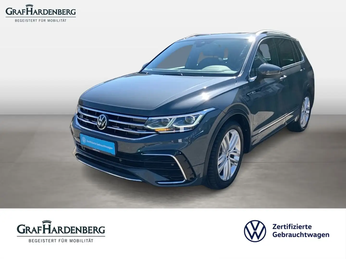 Volkswagen Tiguan R-Line 4Motion TSI DSG Leder Standheizung Grau - 1