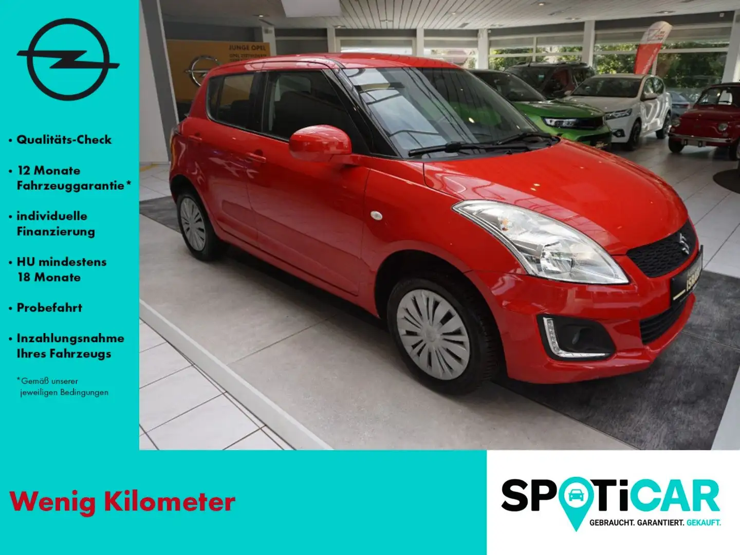 Suzuki Swift Club 4x4 KLIMAANLAGE, SITZHEIZUNG, ISOFIX Rouge - 1