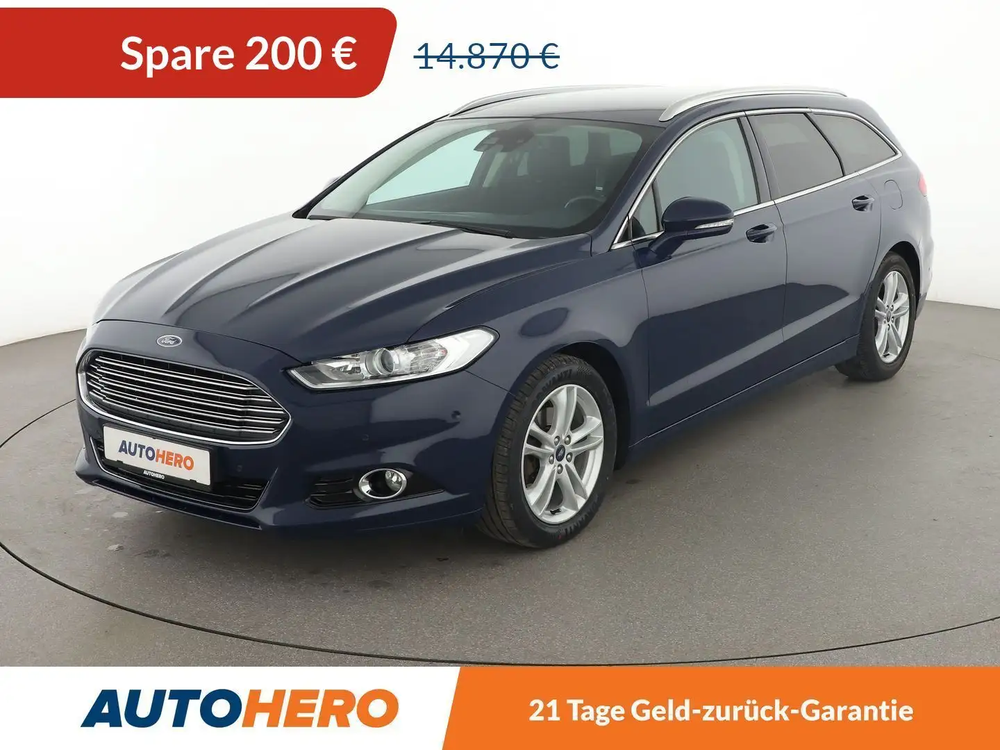 Ford Mondeo 1.5 EcoBoost Titanium Aut.*TEMPO*CAM*SHZ*ALU* Blau - 1