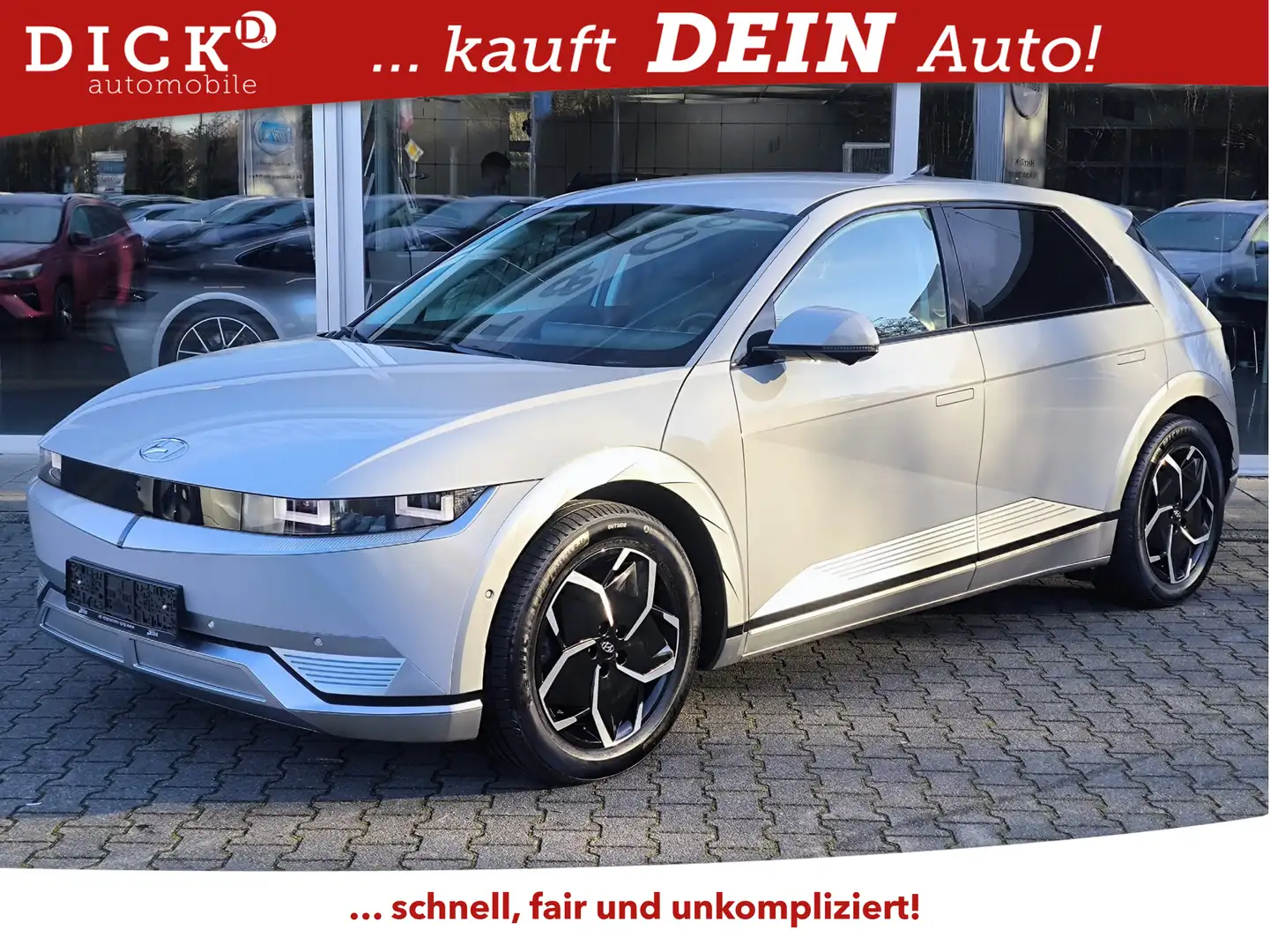 Hyundai IONIQ 5 Techniq WERKSG+NAVI+LED+SHZ+ACC+360+WP+ Grau - 1