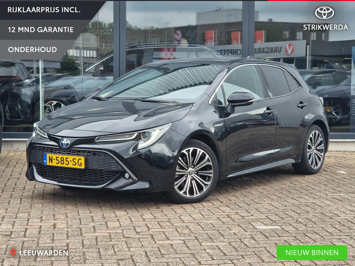 Toyota Corolla 2.0 Hybrid Business Plus 180 pk Zwart - 1
