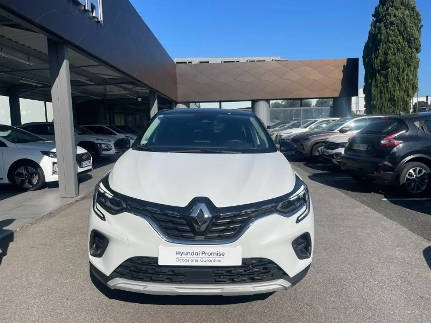 Renault Captur 1.6 E-Tech hybride rechargeable 160ch Intens -21 Blanc - 1