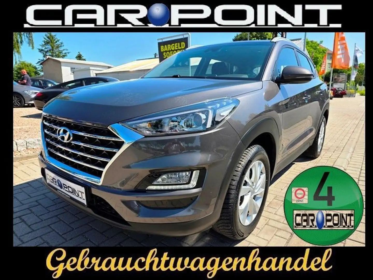 Hyundai TUCSON Trend 2WD DAB RFK Navi PDC SHZ Spurhalte Gris - 1