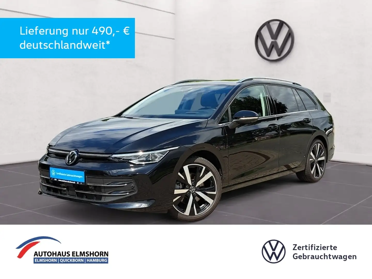 Volkswagen Golf Variant VIII Variant Style 1.5 TSI DSG PANO AHK MATRIX NA Schwarz - 1