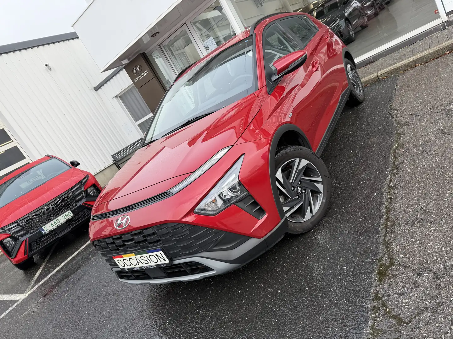 Hyundai BAYON Bayon 1.0 T-GDi Techno/GARANTIE 06/2029/LIBRAMONT Rouge - 2