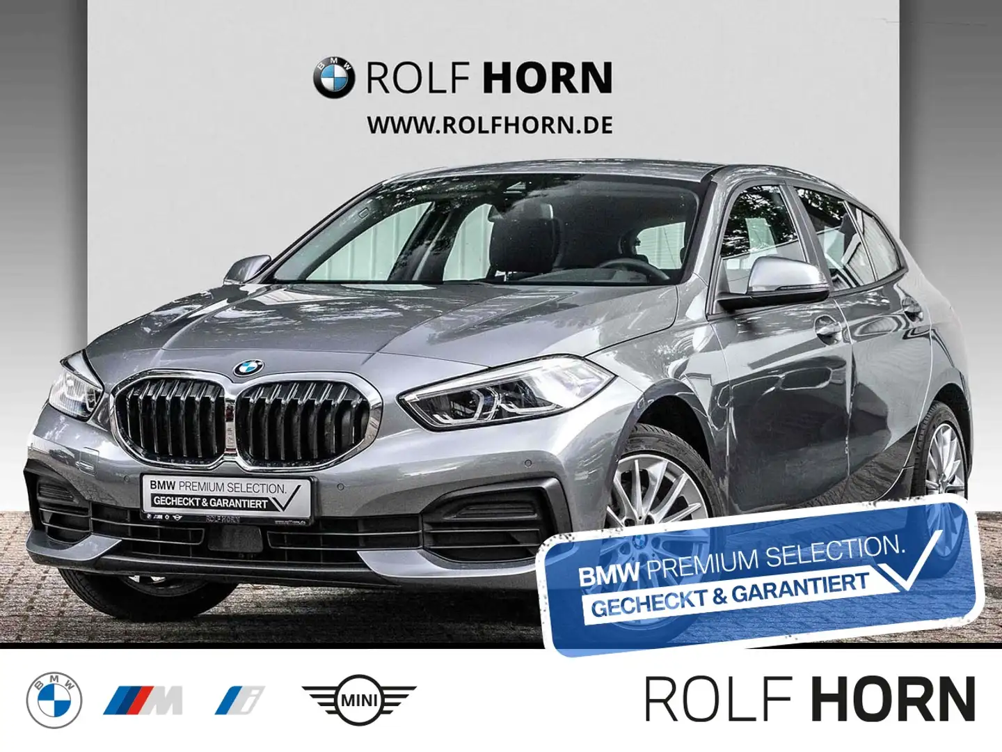 BMW 118 i Advantage Automatik PDC Sitzhzg. Navi Klima Grigio - 1