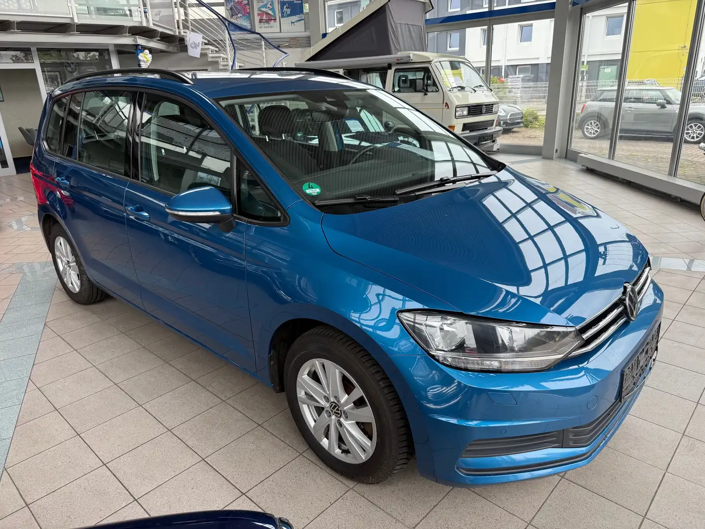 Volkswagen Touran Comfortline DSG , 1.Hand Azul - 2