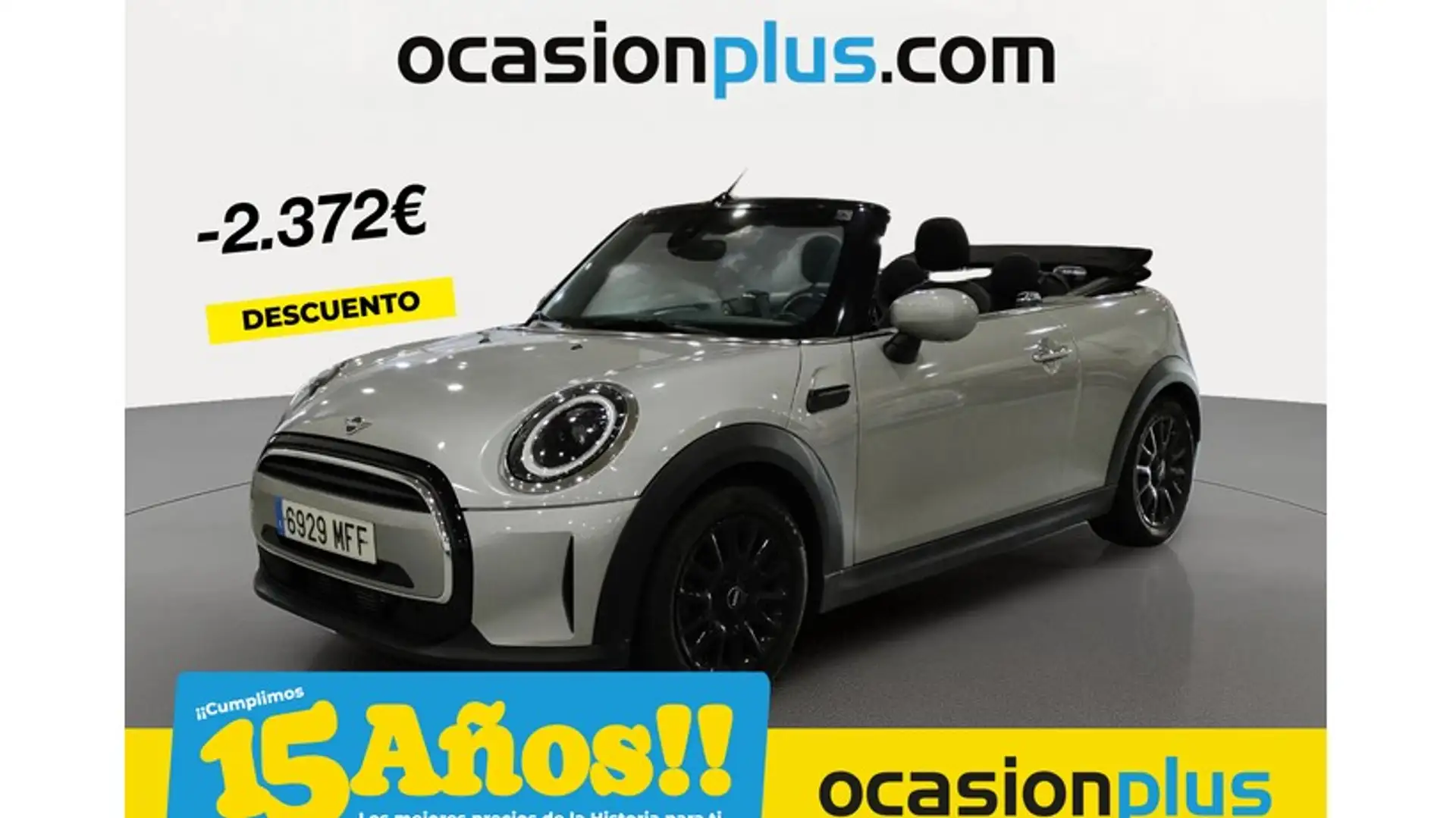 MINI Cooper Cabrio Aut. Plateado - 1