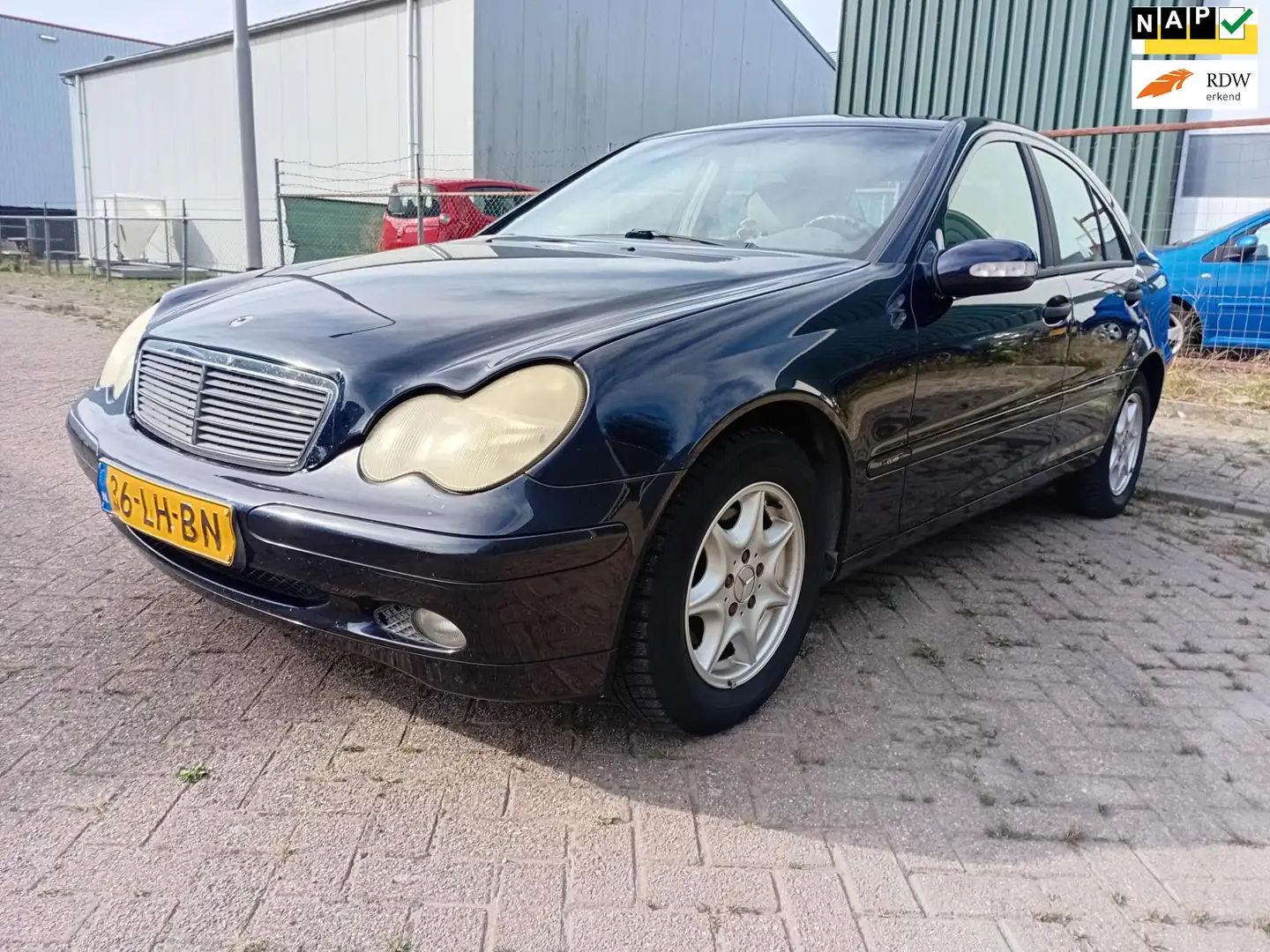 Mercedes-Benz C 180 180i Kompressor Classic Automaat Cruise Climate NA Blauw - 1